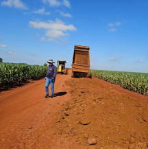 Serviços estão intensificados na área rural desde janeiro para levar melhorias diversas- Crédito: Divulgação
