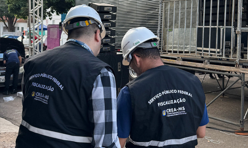Fiscalizações do Crea serão retomadas a partir desta segunda-feira em Dourados -  Foto: Divulgação/Crea