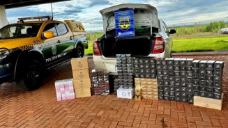 Dupla é presa com carga de perfumes contrabandeada