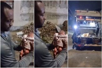 Gari encontra recém-nascida em lixão no Rio