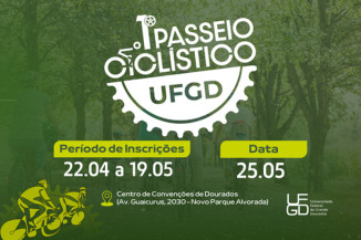 UFGD realiza seu 1º Passeio Ciclístico em comemoração ao Dia do Trabalhador