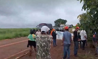 Tropa de Choque mandou integrantes do MST desocupar propriedade - Foto: Reprodução