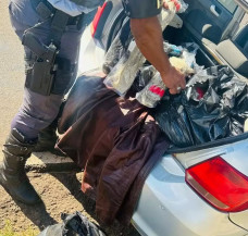 Carga de cabelo humano foi apreendida pela polícia - Foto: PRF