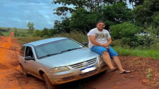 Pneu estoura e jovem morre em capotamento na BR-163