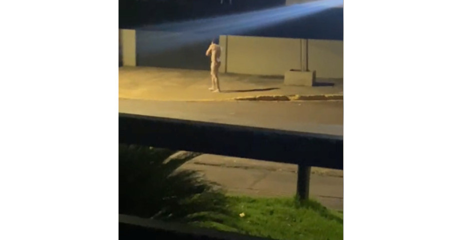 Homem circulava nu por condomínio - Foto: reprodução