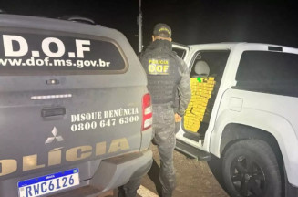 Droga apreendida por policiais do DOF - Foto: DOF