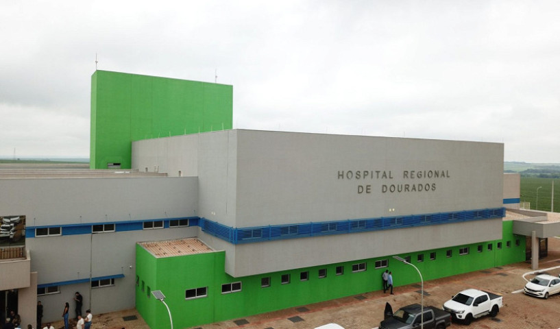 Hospital Regional está construído às margens da BR-463 em Dourados - Foto: Seilog/MS