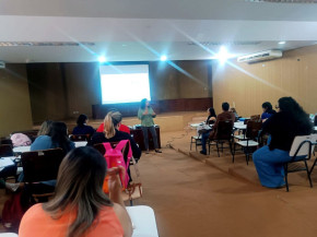 Educadores da Reme passam por atualização nesta segunda-feira, com formação continuada da Semed- Crédito: Assecom