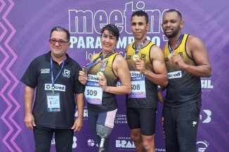 Atletas de Doruados conquistam medalhas no Metting Paralimpico Loterias Caixa de Atletismo