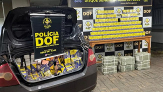 Motorista é preso com R$ 230 mil em produtos contrabandeados