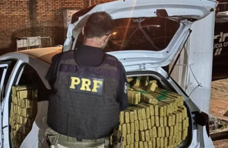 PRF apreende mais de 1,3 tonelada de maconha após perseguição em Sidrolândia