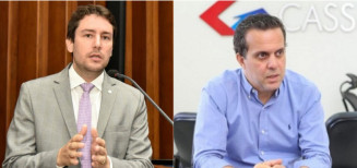 Deputado João Henrique trava queda de braça com Ricardo Ayache, que comanda a Cassems há 14 anos - Foto: Montagem