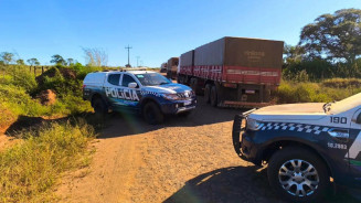 Três são presos por roubo de soja e 100 toneladas são recuperadas em MS