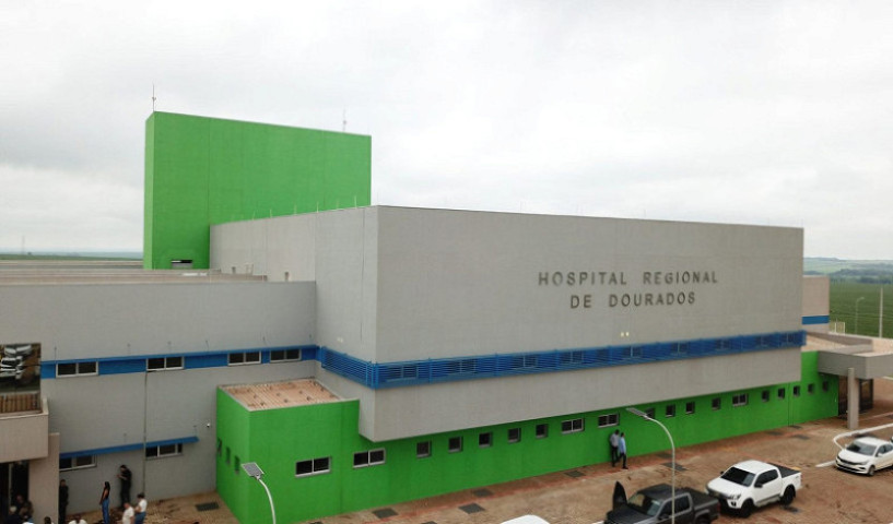Hospital Regional está construído às margens da BR-463 em Dourados - Foto: Seilog/MS