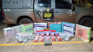 Dupla que seguia para São Paulo é presa com mais de 260 kg de drogas