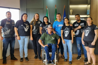 Alex Cadeirante e Marçal Filho se reúnem com representantes dos moto-clubes Lokas MC e Insanos MC