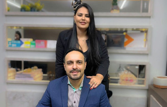 O especialista em Estética e Harmonização Facial, Tony Barbosa e sua esposa Amanda Zaghi, da Clínica de Estética The Lord