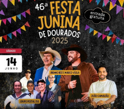 Festa Junina segue neste sábado com Postal Sul, João Camaleão e Brenno Reis e Marco Viola