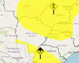 Chuvas no sul e tempo seco no norte marcam feriadão em MS