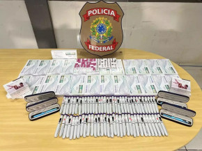 A apreensão reforça a preocupação com o comércio ilegal desses produtos na fronteira entre o Brasil e o Paraguai - Foto: Divulgação
