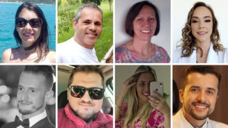Oito mortos em queda de balão em SC são identificados; entre as vítimas estão médicos, casal e instrutor de patinação