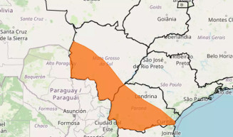 Inmet emite alerta de chuvas intensas para 50 municípios de MS
