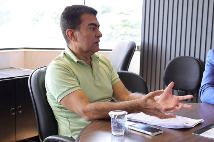 Prefeito Marçal Filho anuncia pagamento dos salários dos servidores da Prefeitura de Dourados e aponta os desafios da gestão. Foto: A. Frota