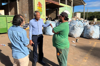 Elias Ishy visita UTR na Capital e busca avanço da reciclagem em Dourados