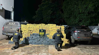 Jeep furtado em SC é encontrado com mais de 1,5 tonelada de maconha em Maracaju
