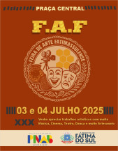 Fátima do Sul recebe a 1ª Feira de Arte com dois dias de programação na Praça Central