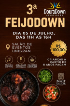 3ª FeijoDown acontece neste sábado com show, leilão da camisa do Neymar