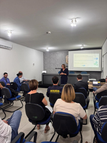 Secretária de Assistência Social, Shirley Flores Zarpelon, durante reunião com instituições parceiras da ação- Crédito: Divulgação