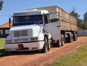 Droga estava escondida em carga de milho na carreta - Foto: PM