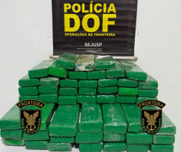 Carro furtado em Curitiba é recuperado pelo DOF com mais de 50 quilos de drogas