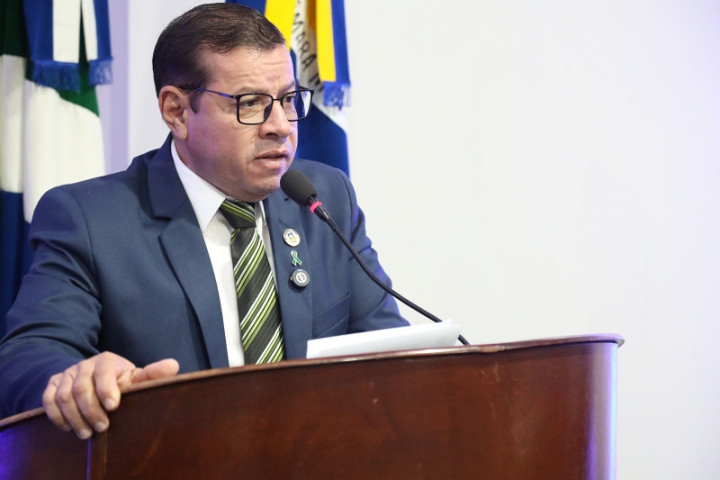 Pedro Pepa durante a 23ª sessão ordinária. (Foto: F.Grott)