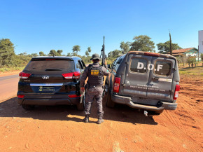 DOF recupera veículo furtado na Bahia e prende homem em Iguatemi
