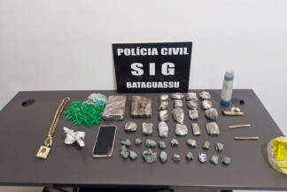 Traficante faz live usando drogas e é preso pela polícia em MS - Divulgação