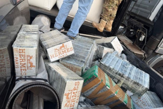 Ao todo a Polícia Federal apreendeu uma carga de 1,1 tonelada de cocaína, - Reprodução/PF/CS.SRMS