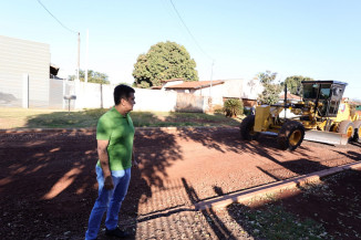 Prefeito Marçal Filho retoma obra de asfalto parada no Altos do Indaiá em menos de sete meses de mandato- Fotos: A. Frota