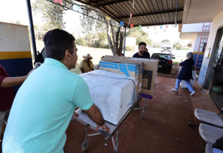 Prefeito Marçal Filho fez na manhã desta quarta-feira a entrega de novos equipamentos ao posto de saúde do distrito de Itahum. A. Frota