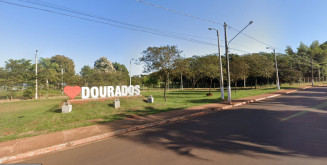Local de ponto de concentração em Dourados - Foto: reprodução