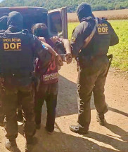 O terceiro autor foi localizado já no munícipio de Antônio João - FOTO: Divulgação DOF