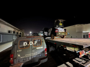 DOF apreende carros carregados de cigarros contrabandeados do Paraguai em Ponta Porã