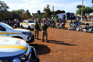 Ações do Detran-MS, voltadas para motociclistas, movimentam cidades do interior