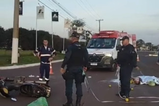 Mulher morreu antes da chegada do socorro - Foto: Sidnei Bronka/Reprodução