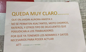 Bilhete com ameaça de grupo justiceiro causa tensão em Pedro Juan