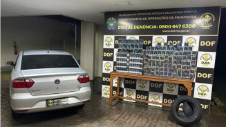 Motorista é preso com R$ 115 mil em cigarros eletrônicos na MS-164