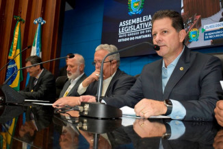 Renato Câmara durante o VI Seminário Estadual da Água, evento que debateu políticas de preservação e gestão dos recursos hídricos em Mato Grosso do Sul