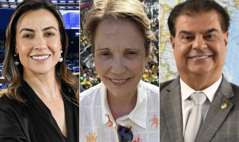 Senadores Soraya, Tereza Cristina e Nelsinho Trad