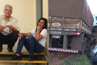 Ângela possivelmente não pôde ser visualizada no primeiro momento devido à projeção do veículo e posição que parou, aliada à gravidade dos danos.  - Reprodução/Jornal da Nova